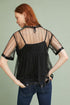 Laced Mesh Swing Top
